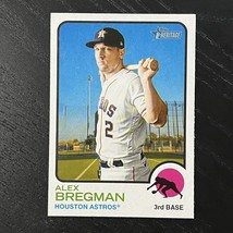 2022 Topps Heritage Baseball Alex Bregman Base #104 Houston Astros - £1.56 GBP