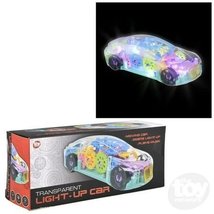 8&quot; Light-Up Transparent Car - $11.99