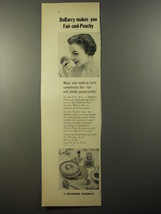 1954 Richard Hudnut Du Barry Cosmetics Ad - DuBarry makes you fair-and-peachy - £14.50 GBP