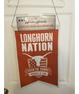 University Texas Longhorn Nation Winning Streak Wool Blend Banner Hook e... - $49.50