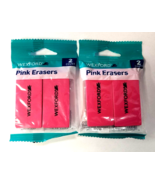 Wexford Pink Erasers - 4 Total Erasers (2x - 2 Count Packs) - £6.31 GBP