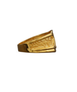 22 karat hallmark eye-catching gold multi-layer ring size us 7 her jewelry - €1.697,78 EUR