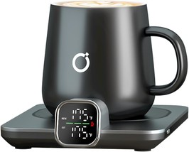 Smart Heated Coffee Mug Warmer &amp; Mug Set - Heated Coffee Warmer With Auto Shut - $77.98