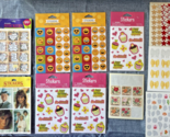 Assorted Lot of Sticker Sheets Some Used 13 Pieces SKU - £31.62 GBP