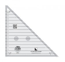 Creative Grids 45 Degree Half-Square Triangle 8-1/2in Quilt Ruler - $603.33 MXN
