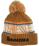 Tennessee Plush Lined Embroidered Winter Knit Pom Beanie Hat (Orange/Gra... - £15.94 GBP
