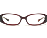 Oliver Peoples Eyeglasses Frames Mariko SI Red Burgundy Full Rim 55-16-127 - £41.58 GBP