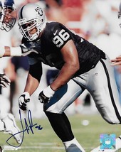 Darrell Russell Oakland Raiders signed autographed 8x10 photo with COA - £48.11 GBP