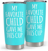 Mom Tumbler Gift for Mom from Son, Daughter - My Favorite Child Gave Me This Cup - £21.89 GBP