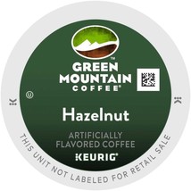 Green Mountain Hazelnut Coffee 24 to 144 Count Keurig K cups Pick Any Size  - £18.79 GBP+