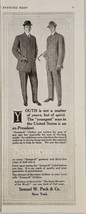 1910 Print Ad Sampeck Men&#39;s Clothes Well Dressed Gentlemen Samuel Peck New York - £17.83 GBP