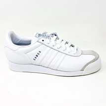 Adidas Originals Samoa Leather White Gray Mens Retro Leather Sneakers 133759 - £78.52 GBP