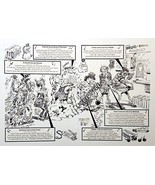 Original Comic Art &quot;Splash&quot; page(s) - Very Large - CRACKED MAGAZINE - £66.17 GBP