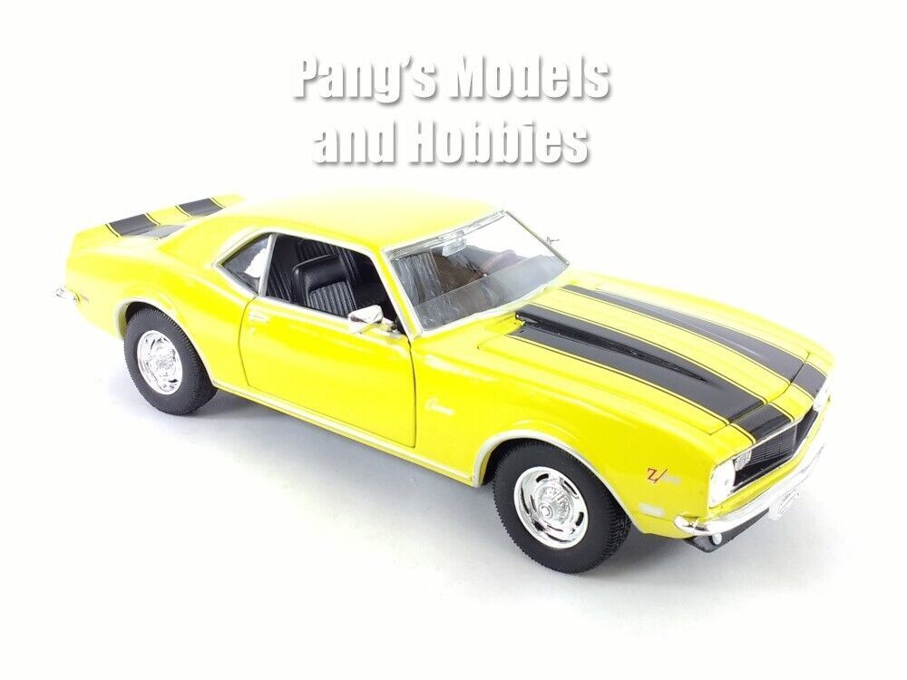 1968 Chevy Camaro Z28 1/24 Diecast Model by Welly - Yellow - £23.35 GBP