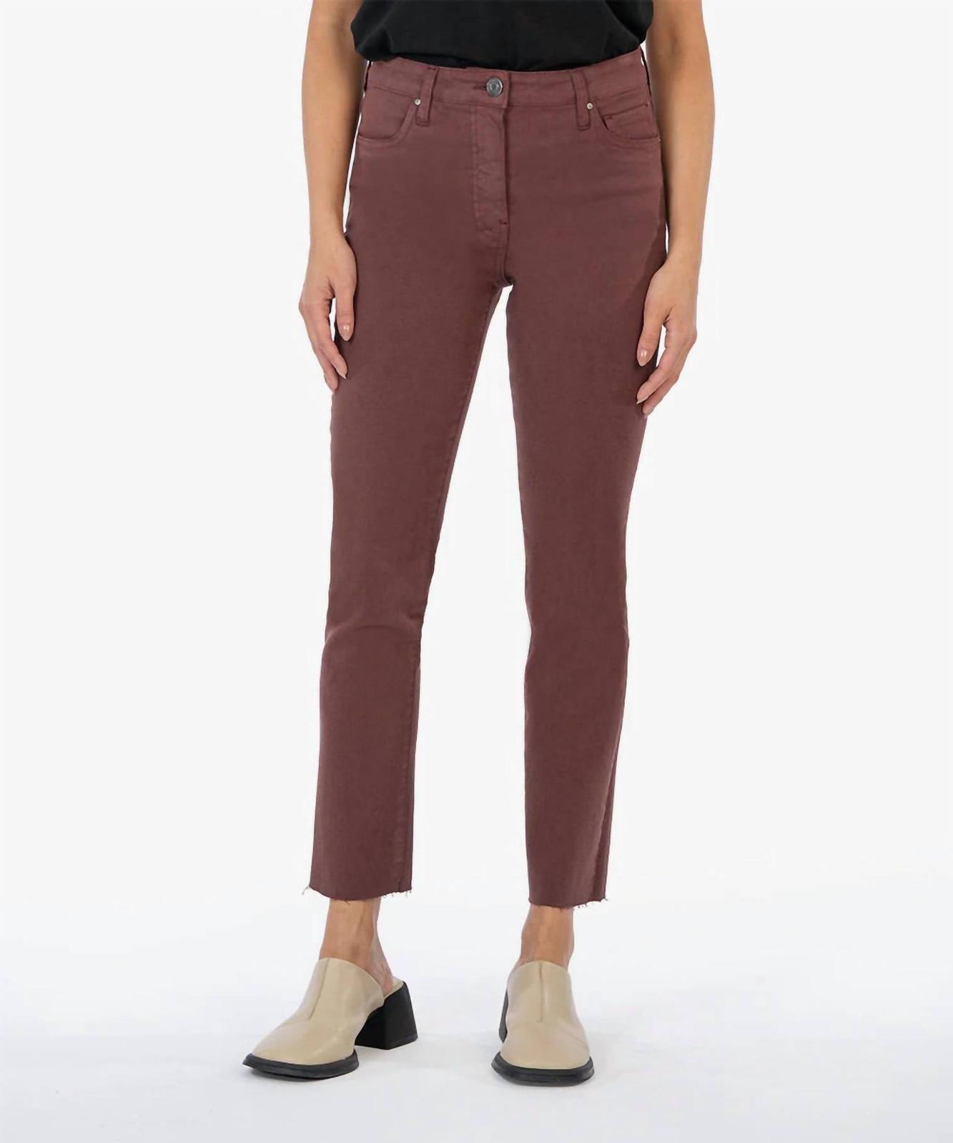 Kut From The Kloth reese straight leg ankle jeans Bordeaux - $59.00