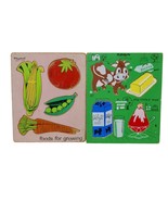Playskool Foods for Growing The Milky Way Wooden Puzzles 155AN-17 155-25 - $237.29 MXN