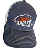 Colorado Angler by Ouray - Navy Blue with White Mesh Snapback Trucker Ha... - £14.96 GBP