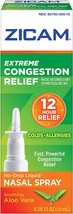 Zicam Extreme Congestion Relief No-Drip Liquid Nasal Spray with Soothing Aloe Ve - £34.28 GBP