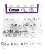 45-Piece Stainless Steel Torsion Springs Assortment Kit for DIY Projects - $388.27 MXN