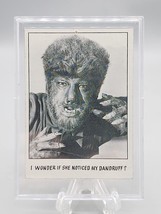 1973 Topps You’ll Die Laughing Card #35, Werewolf in Plastic Case - $2.95