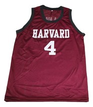 Jeremy Lin Custom Harvard New Men Basketball Jersey Maroon Any Size image 4