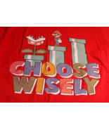 Super Mario Bros. Choose Wisely T-Shirt. (L) Large. Piranha Plant. 100% ... - $132.09 MXN