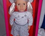 Our Generation Abigale 18&quot; Fashion Doll wearing Brim Hat &amp; Country Outfi... - $45.88