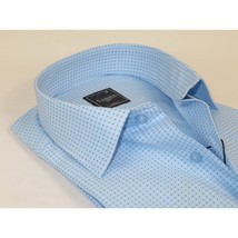 Men's Shirt Hankie CASILA Turkey Cotton Blend 501880-04 Blue Dots image 2