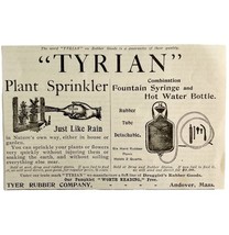 Tyrian Plant Sprinkler 1894 Advertisement Victorian Hot Water Bottle ADB... - $372.61 MXN