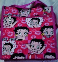 Pink Betty Boop Print Tote Bag New With Tags In Original Package - £12.42 GBP