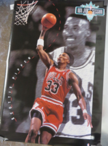 Vintage 1993 Scottie Pippen Chicago Bulls Poster NBA Jam Session NOS 23x... - $19.75