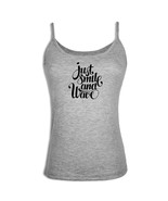Just Smile and Wave Design Women Girls Singlet Camisole Sleeveless Tank ... - £9.74 GBP