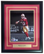 Brock Purdy Signed Framed 11x14 San Francisco 49ers Photo Fanatics - £309.02 GBP