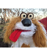 Professional Muppet Style "Wh/Br Puppy Dog" Custom Made Ventriloquist Ba... - $150.00