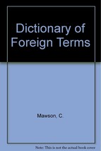 Dictionary of Foreign Terms - £12.68 GBP