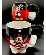 SET OF 2 Disney Parks - Best of Mickey &amp; Minnie -3D Character Mugs - Col... - €21,71 EUR