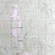 Map Monarda Maine USGS 1989 Topographic Geological 1:24000 27x22&quot; TOPO17 - £36.18 GBP