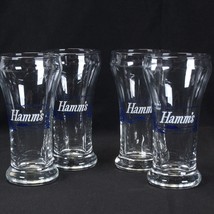 Hamm&#39;s Beer Glass From The Land of Sky Blue Waters  White Logo 5.6&quot; Tall 8oz - £43.35 GBP