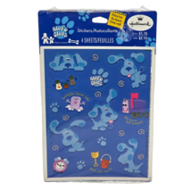 VINTAGE 1999 HALLMARK BLUE&#39;S CLUES NICK JR NICKELODEON STICKERS NEW SEALED - $14.25