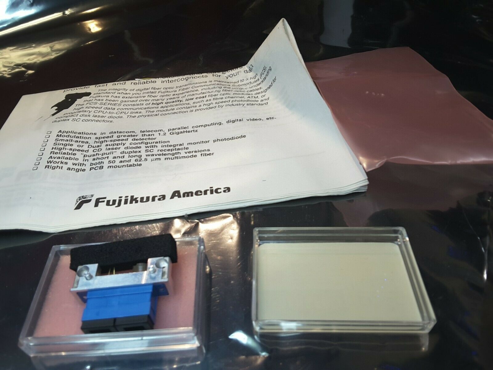 FUJIKURA FIBER OPTIC LASER DIODE FCS-1200-0-P 2P-TS00004  NEW OLD STOCK ... - $86.73