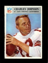 1966 Philadelphia #163 Charley Johnson Vgex Cardinals *SBA6096 - £2.15 GBP