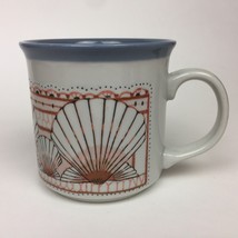 Vintage Otagiri Jill Garber Shells Coffee Tea Mug Cup Japan 3 1/2” Tall 10 oz. - £8.51 GBP