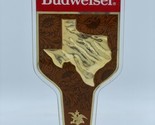 Budweiser Tap HandleBeer Keg Texas State Gold EUC Anheuser Busch - $36.76