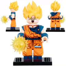 Son Goku Dragon Ball Z Custom Printed Minifigure Lego Compatible Bricks ... - £2.73 GBP
