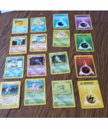 Vintage Pokemon Base set Lot of 20 Cards Haunter Koffing Magikarp - $187.97 MXN
