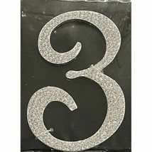 Monogram Cake Jewelry Toppers Rhinestone Design Numbers New - $5.95