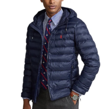 NWT mens XXL polo ralph lauren packable hooded down jacket navy - £149.50 GBP