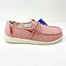Hey Dude Wendy Linen Cotton Candy Youth Size 3 Slip On Walking Shoes - £31.86 GBP