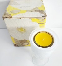Avon Flowerfrost Collection Water Goblet Sunny Lemon Fragrance New Unused  - £15.61 GBP