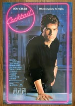 COCKTAIL (1988) Tom Cruise One-Sheet Bryan Brown, Elizabeth Shue &amp; Gina ... - $2,379.56 MXN